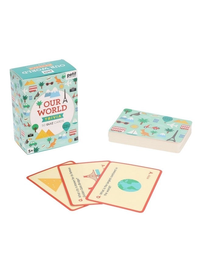 Petit Collage Trivia Cards: Our World
