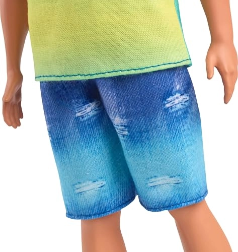 Fashionistas Ken Doll #236 - Black Hair Blue and Green Ombre Tank