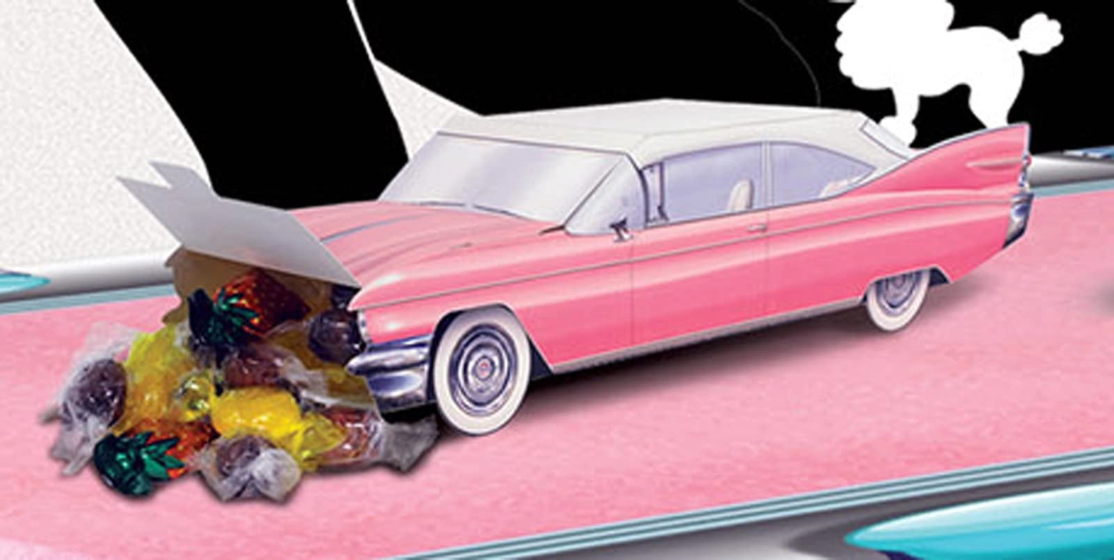 50s Cruisin Car Centerpiece
