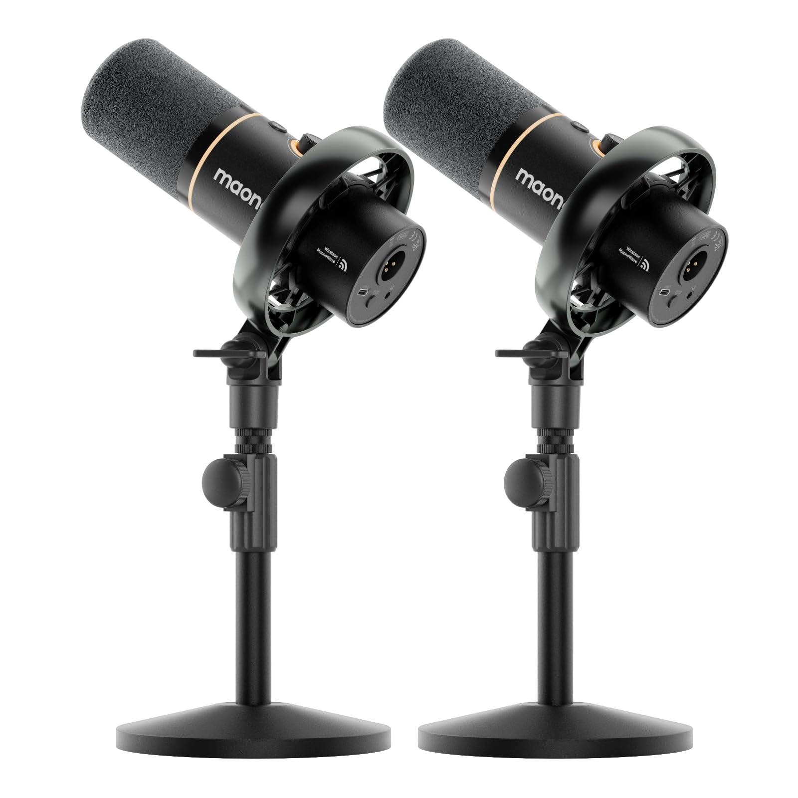 Maono PD200W USB+Wireless+XLR Microphone Bundle