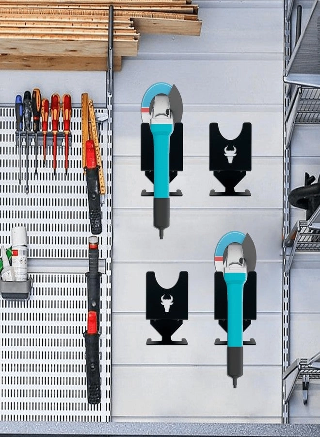 Angle Grinder Stand Wall Mount - 4PCS Metal Quick-Install Brackets