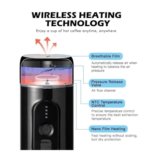 Portable Coffee Maker - 100 Milliliters القهوة المطحونة