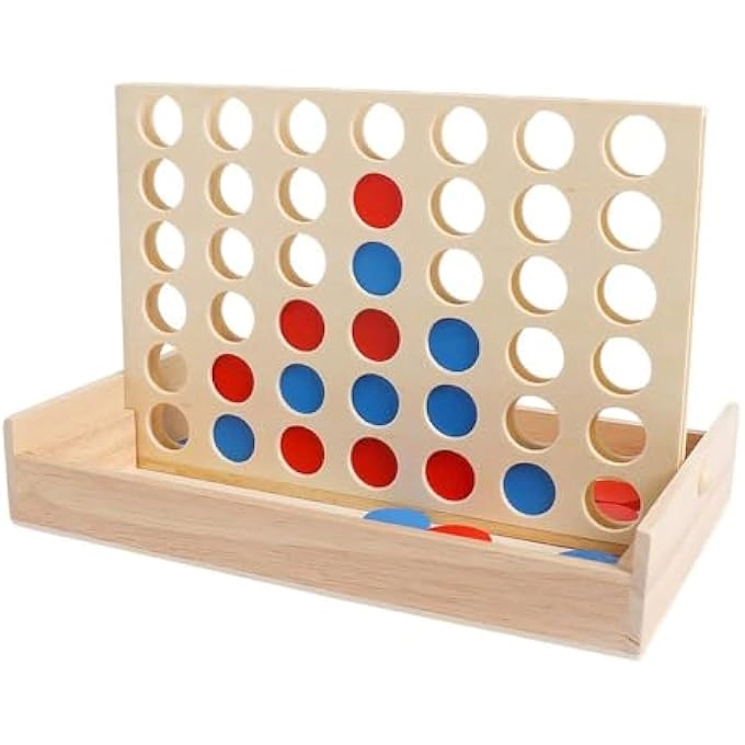 Goo!Hoo 4 in A Row - Wooden Foldable