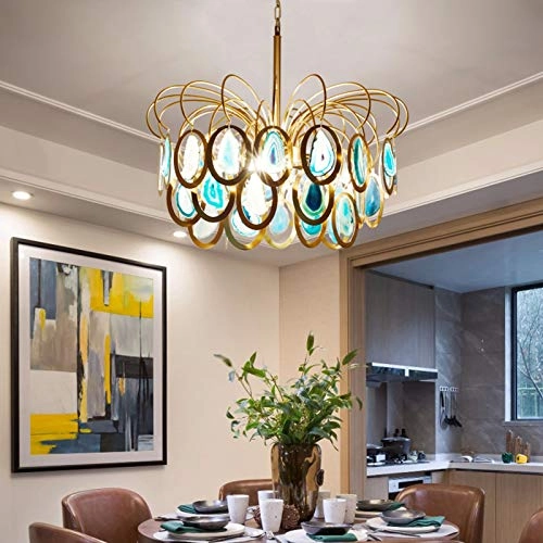 Agate Chandelier - E14 80cm