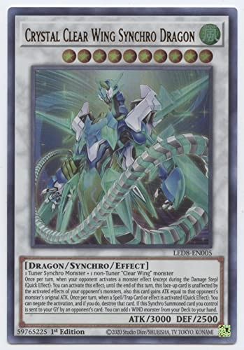Crystal Clear Wing Synchro Dragon LED8-EN005