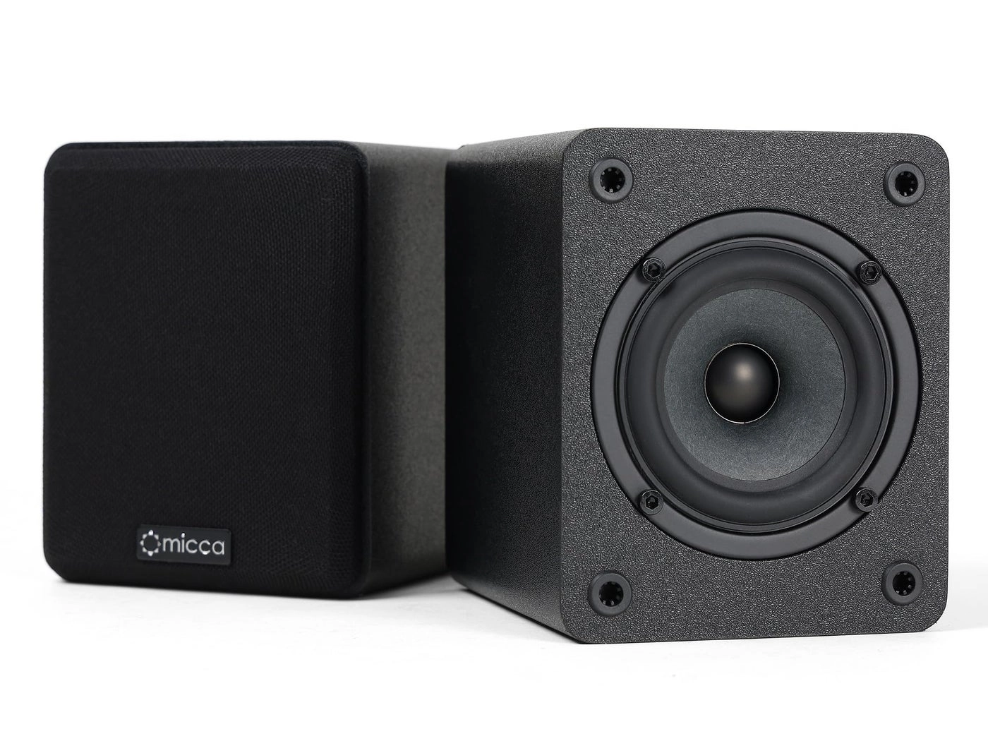 Micca COVOS - 2Way Passive Bookshelf 3Inch Woofer 075Inch Tweeter Pair Black