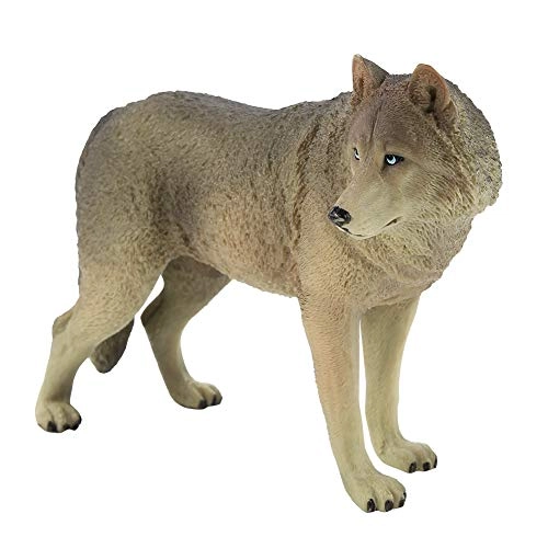 Wolf Figurine - Hand-painted PVC