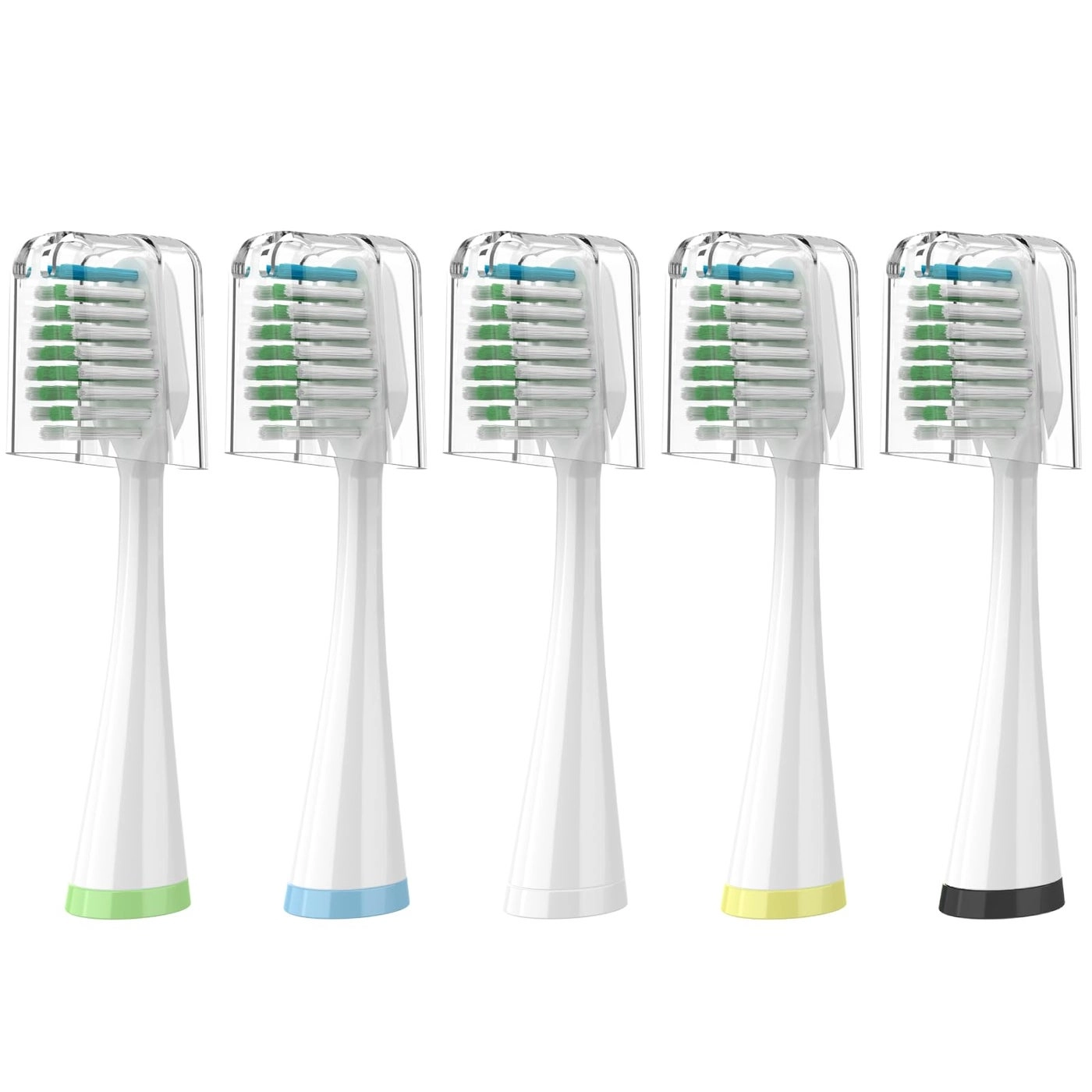 Replacement Brush Heads - for Smile Bright Platinum Sonic Soft Bristles 5Pack