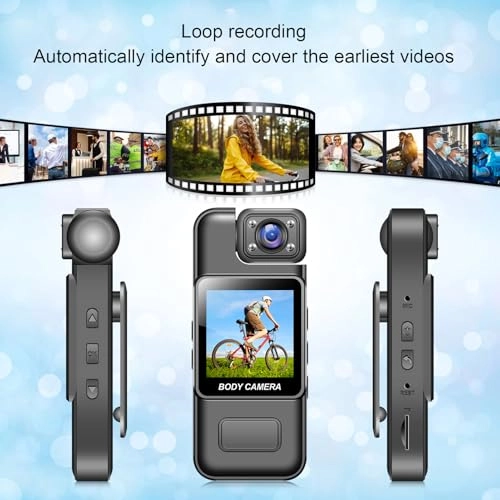 Body Video Recording Camera - 4K 128GB