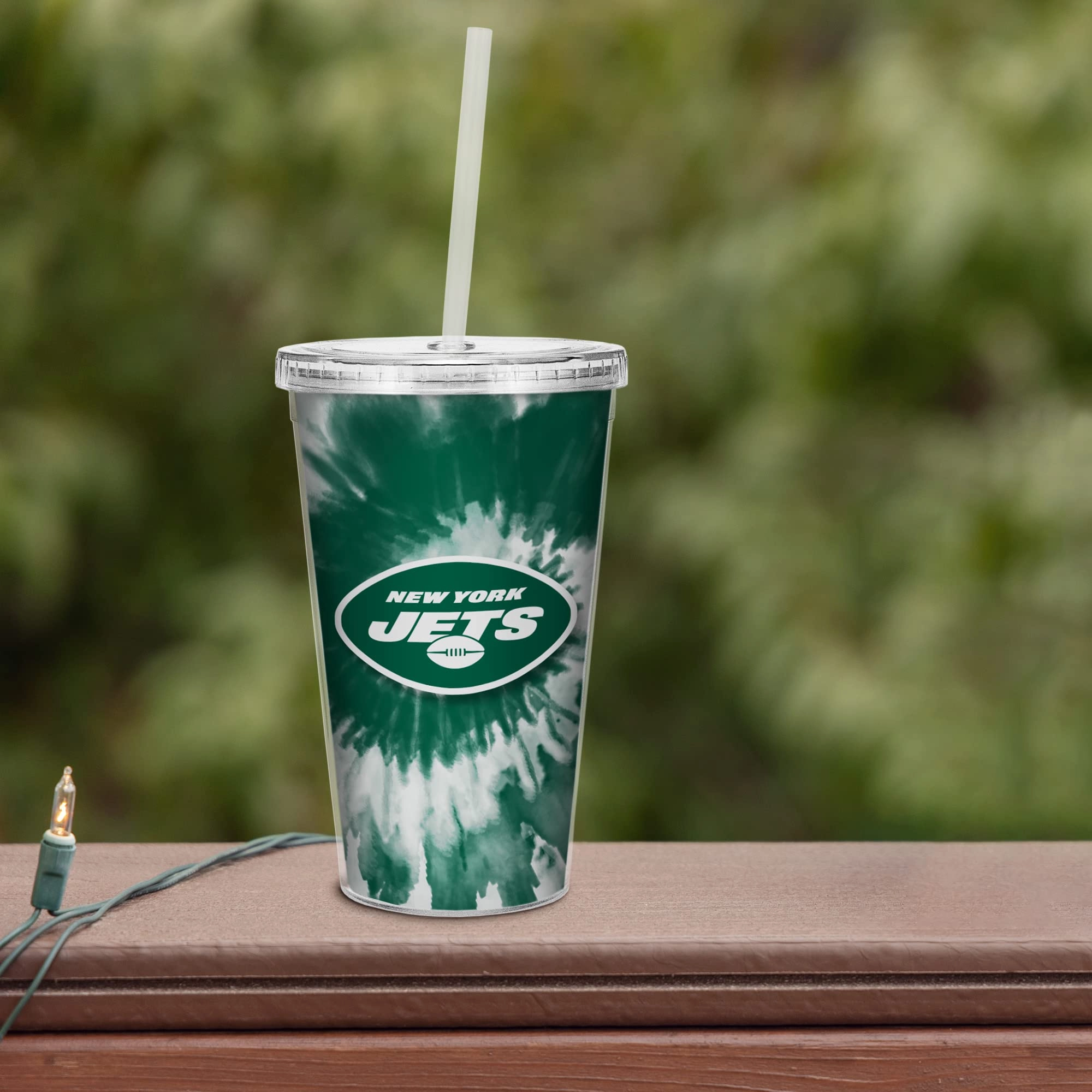 NFL Football Metallic Tie Dye Tumbler - 473ml