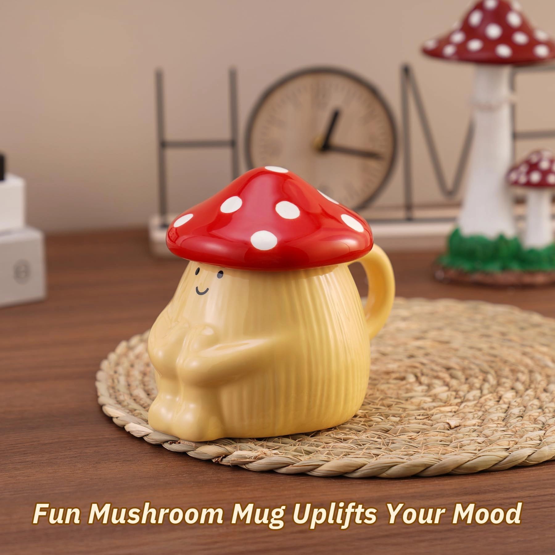 Mushroom Coffee Mug - 1 pcs - 473 ml