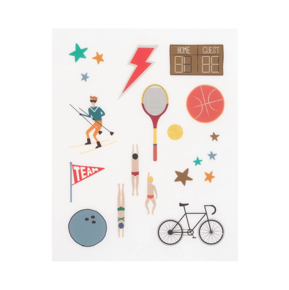 Sport Sticker Book 2 pcs