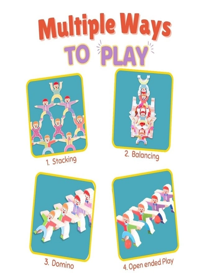 Wooden Balancing Stacking - 3+ 16pc