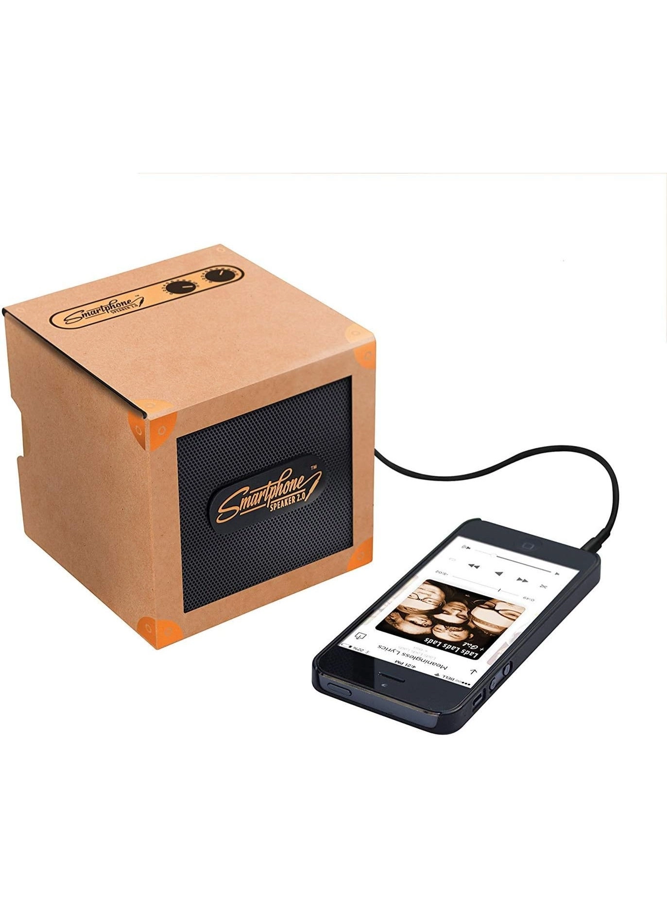 Luckies Smartphone Speaker 2.0 - Battery Powered Compatible with iPhone & Android
