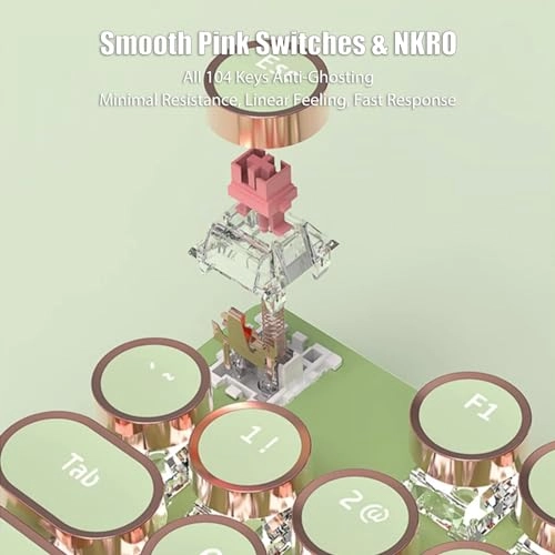 Typewriter Style Mechanical Keyboard - USB-C Wired