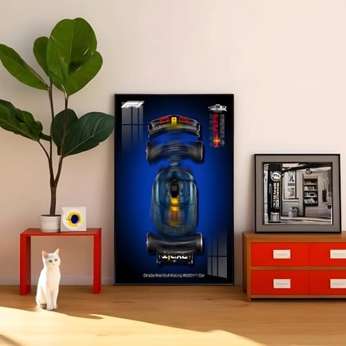 Racing Car Exhibition Wall Plaque (42206) - 50 x 80cm Style D