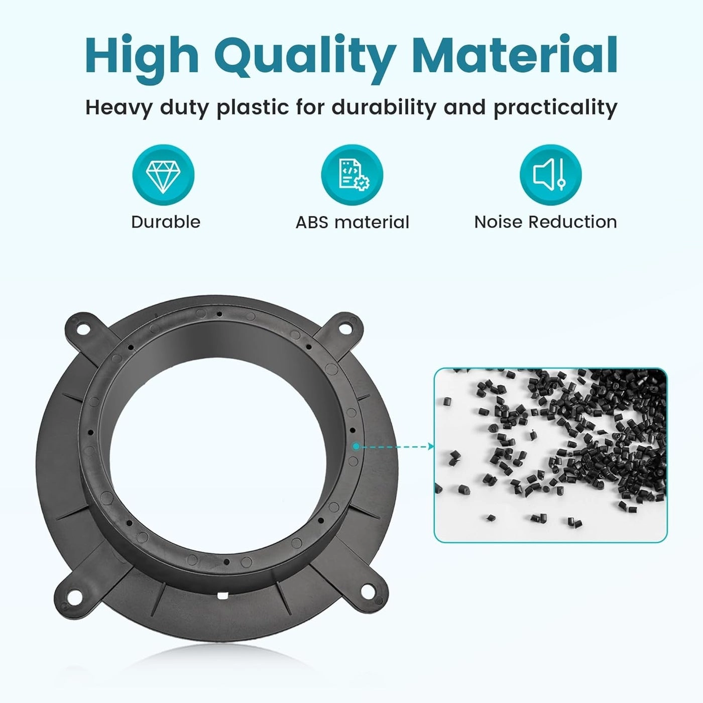 Speaker Spacer Adapter - 6-6.75 inch Front Door for Mazda