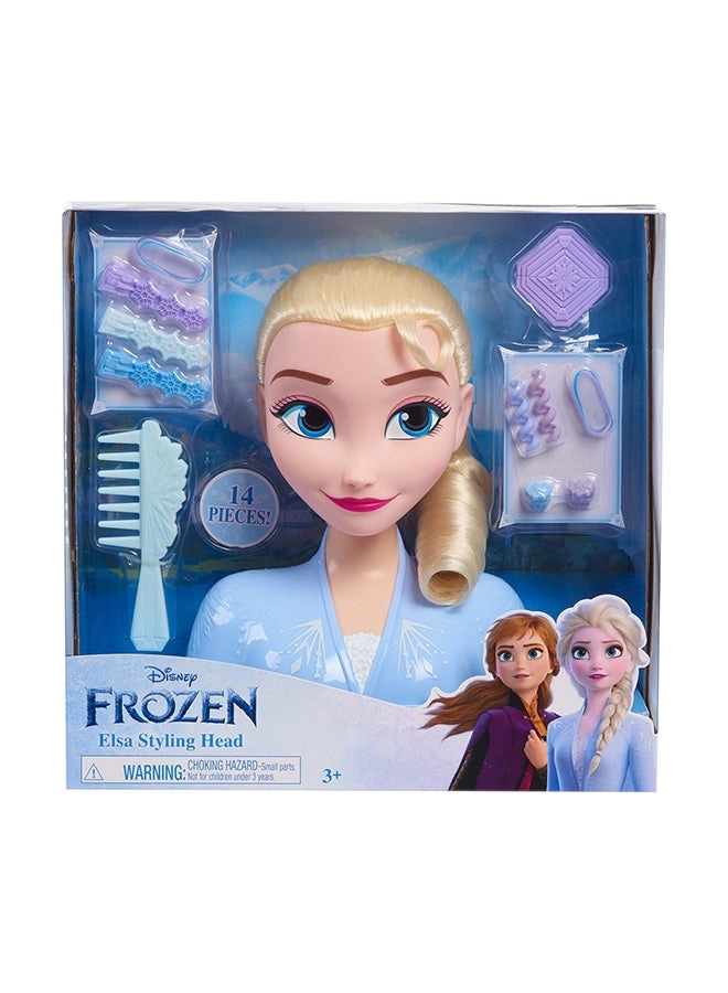 Disney Frozen Elsa Styling Head - Frozen 2 13 hairstyle accessories Ages 3+