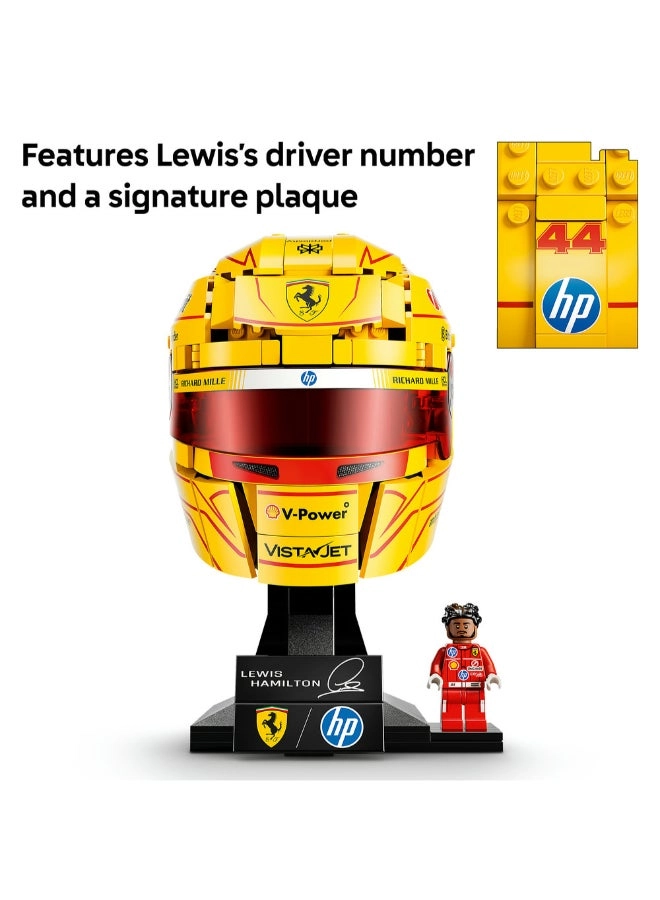 Scuderia Ferrari HP Lewis Hamilton Helmet (43022) - Display Collectible Minifigure