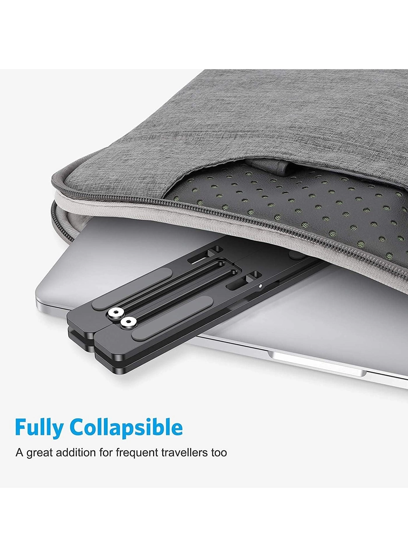 Laptop Stand - 10-17 inch 6 Height + Carry Pouch