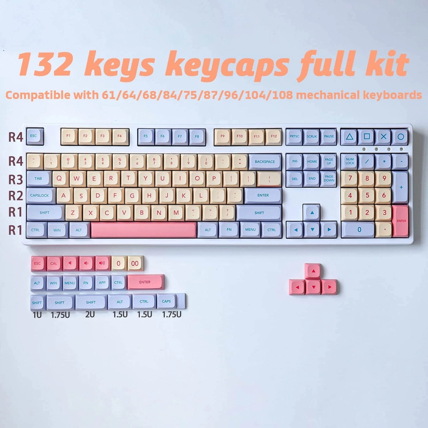 Marshmallow Keycaps
