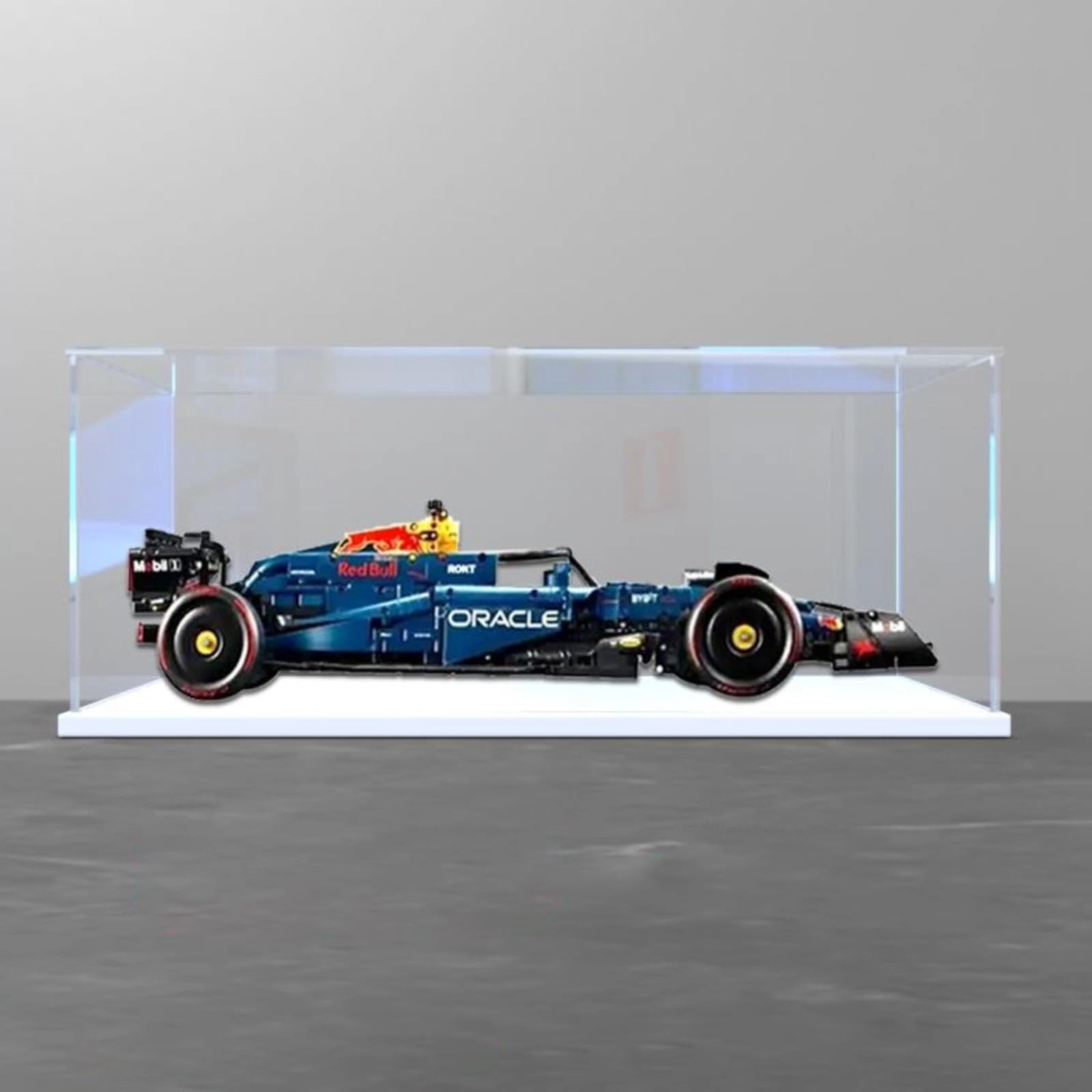 Figures Display Box - 67x32x22cm Acrylic Mirror+3mm