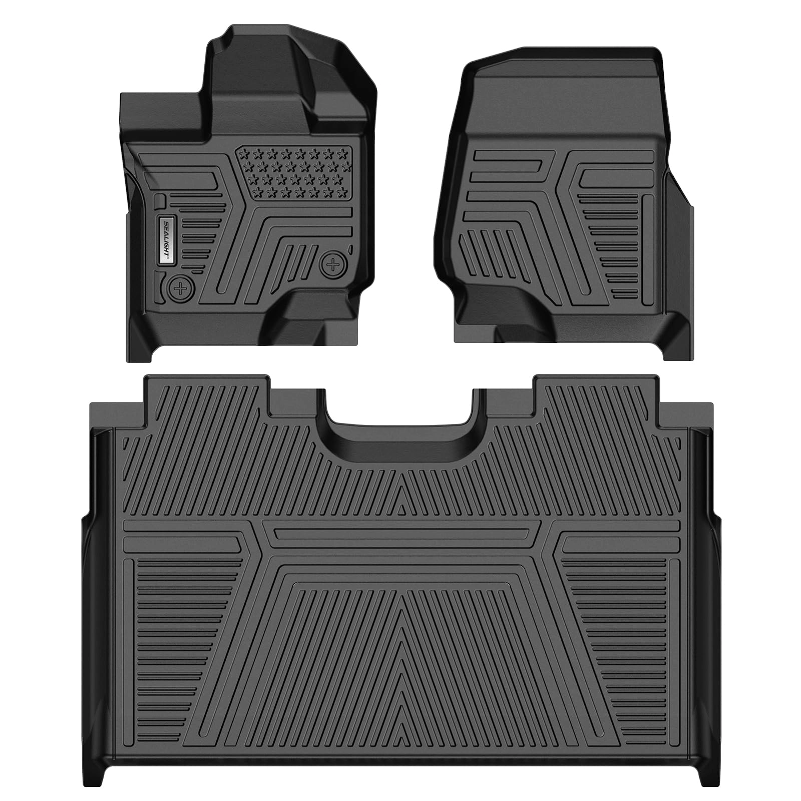 SEALIGHT F150 Floor Mats - Ford 2015-2026 1st & 2nd rows