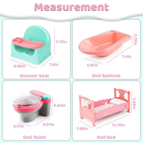 Baby Doll Set - 33 cm 31-piece Ages 3+