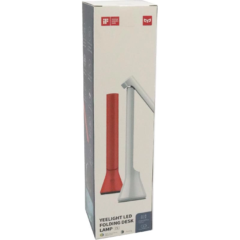 Z1 Folding Desk Lamp - White Rechargeable Built-in Battery