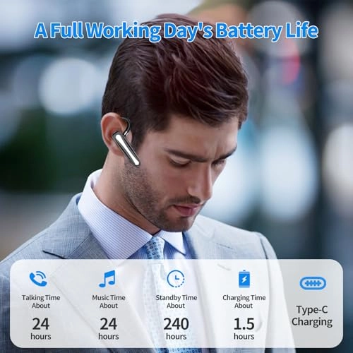 Bluetooth Earpiece V5.3 Wireless Earbud