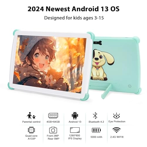 Kids Tablet - 8GB 10.1 Inch 64GB