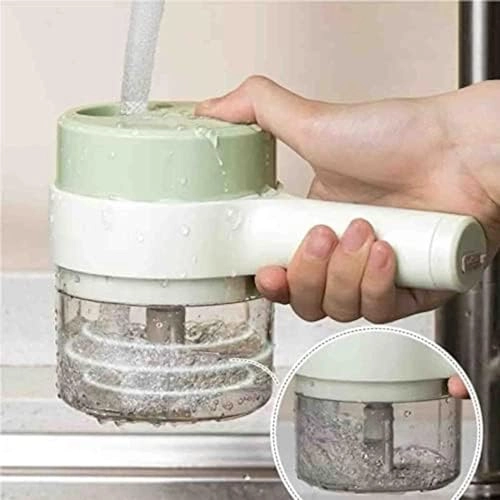 4 In 1 Handheld Electric Vegetable Cutter Set - USB RECHARGEABLE