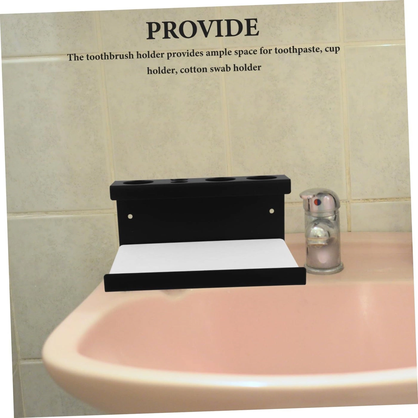 Toothbrush Holders - Black Stainless Steel