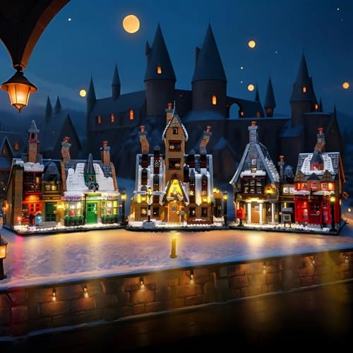LED Light Set - Compatible with Lego 76457 Hogsmeade Village 2 light sources