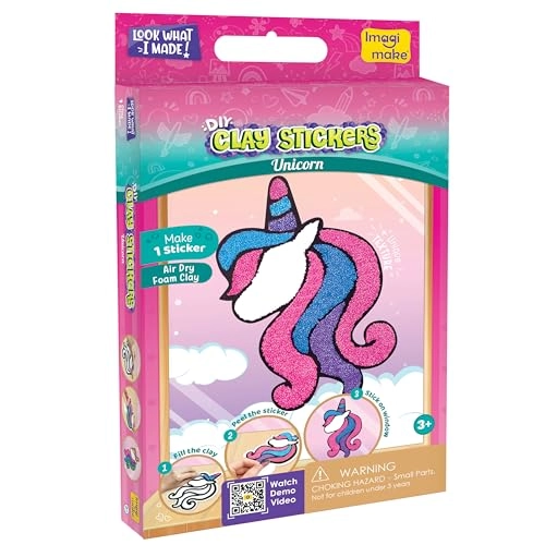 Clay Stickers - 3+ years 4 pcs