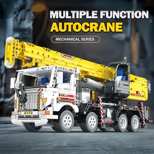 Automatic Crane Building Kit (22007) - 2206 Pieces Remote Control