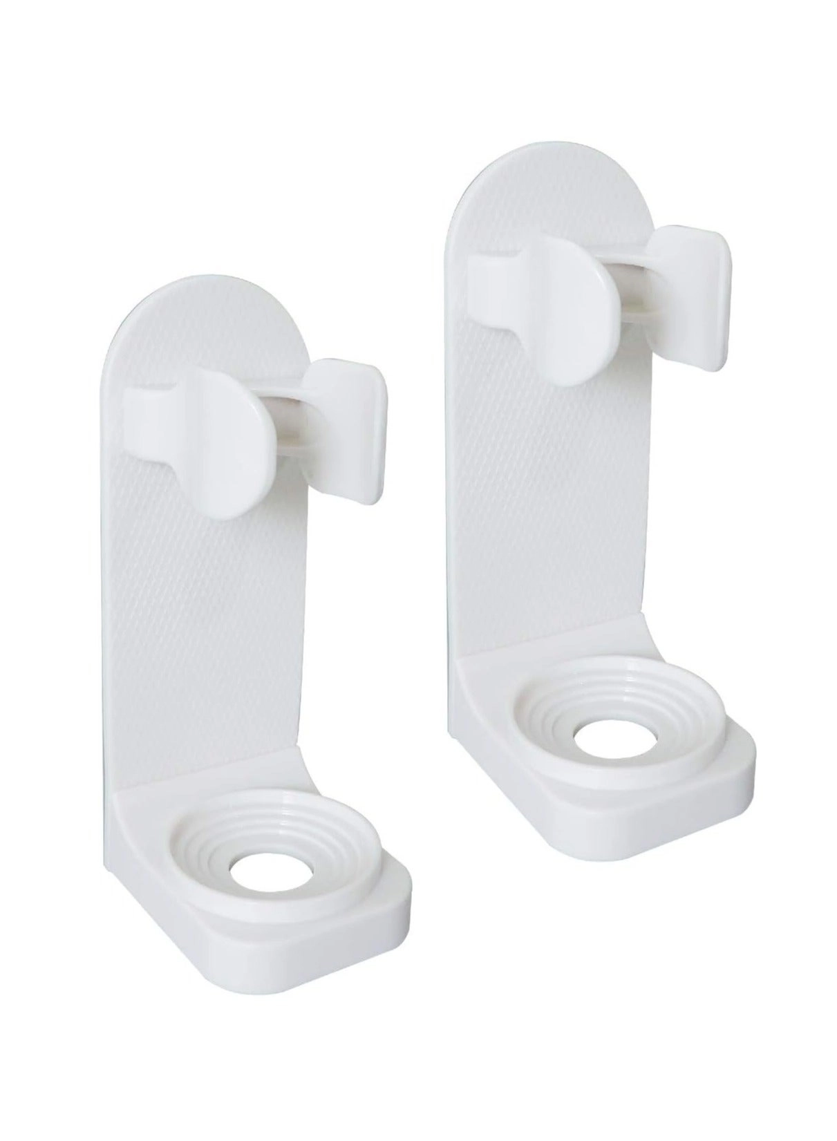 Wall-Mounted Electric Toothbrush Holder - 2pcs Auto Lock & Gravity Release
