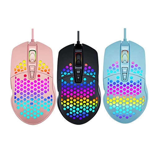 Hollow Honeycomb Gaming Mouse - USB