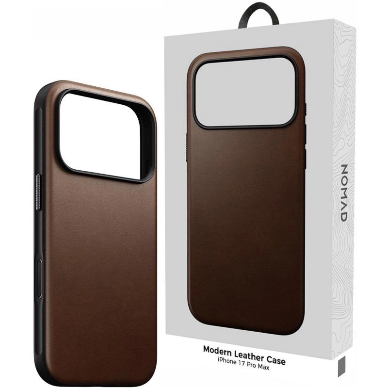 Modern Leather Back Cover Mobile Case with MagSafe for iPhone 15 Plus