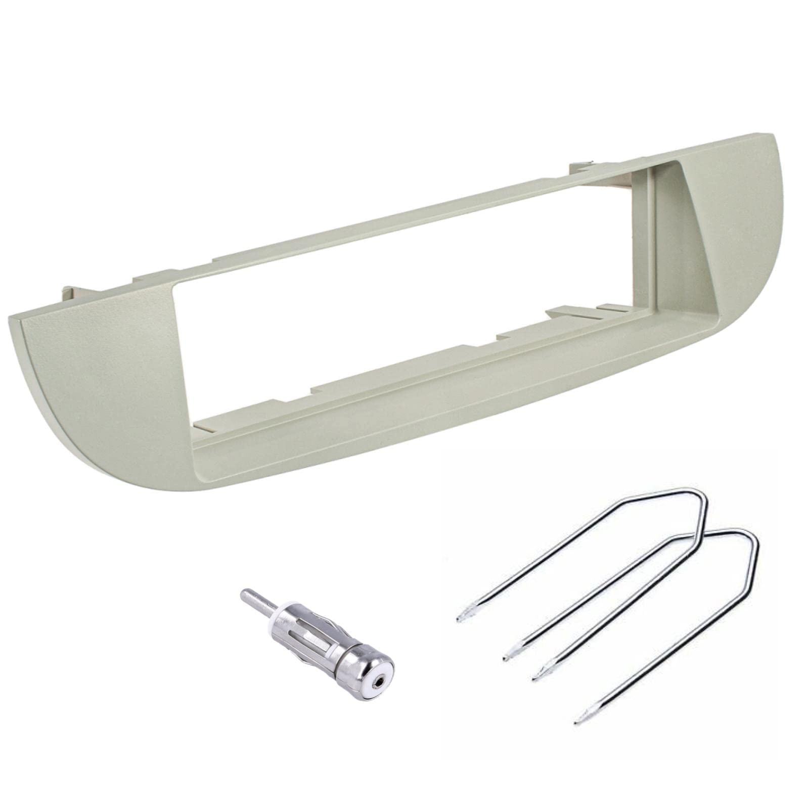 Sound-way Single DIN Car Radio Frame Installation Kit - FIAT 500 Cinquecento 2007 - 2014 without OEM gps