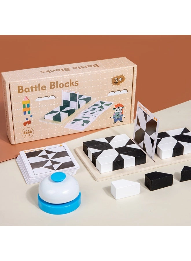 Capstro Battle Blocks Puzzle (CAP-KIDS-LOGIC-BATTLEBLK) - 32 pcs