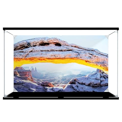 Lego Acrylic Display Case - 50 x 40 x 30 cm With Upper Light Box