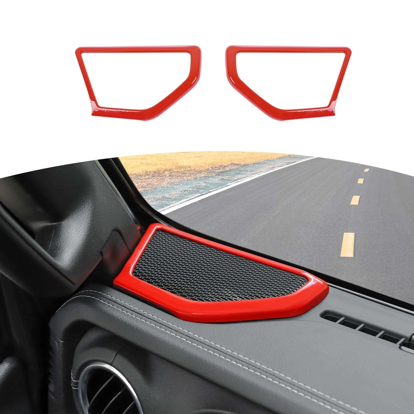 A Pillar Speaker Frame Trim Cover - Jeep Wrangler JL 2018-2024