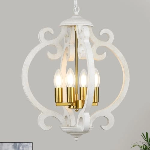 4 Light Pendant Light Fixture - Dimmable