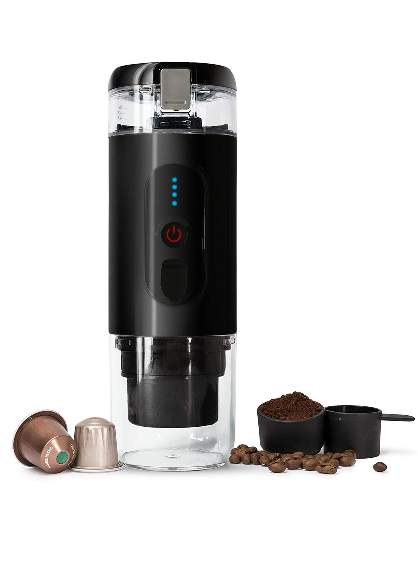 Zikra Portable Espresso Machine - coffee powder and coffee capsules (Nespresso compatible)