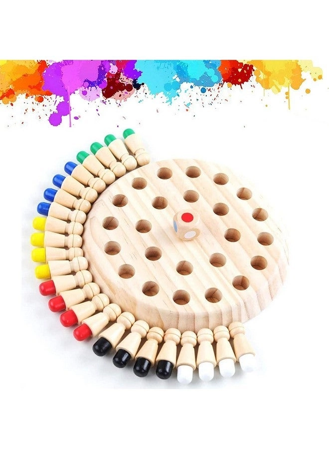 Funvalley Surperfect Wooden Memory Chess - 3 4 5 6 Year Old