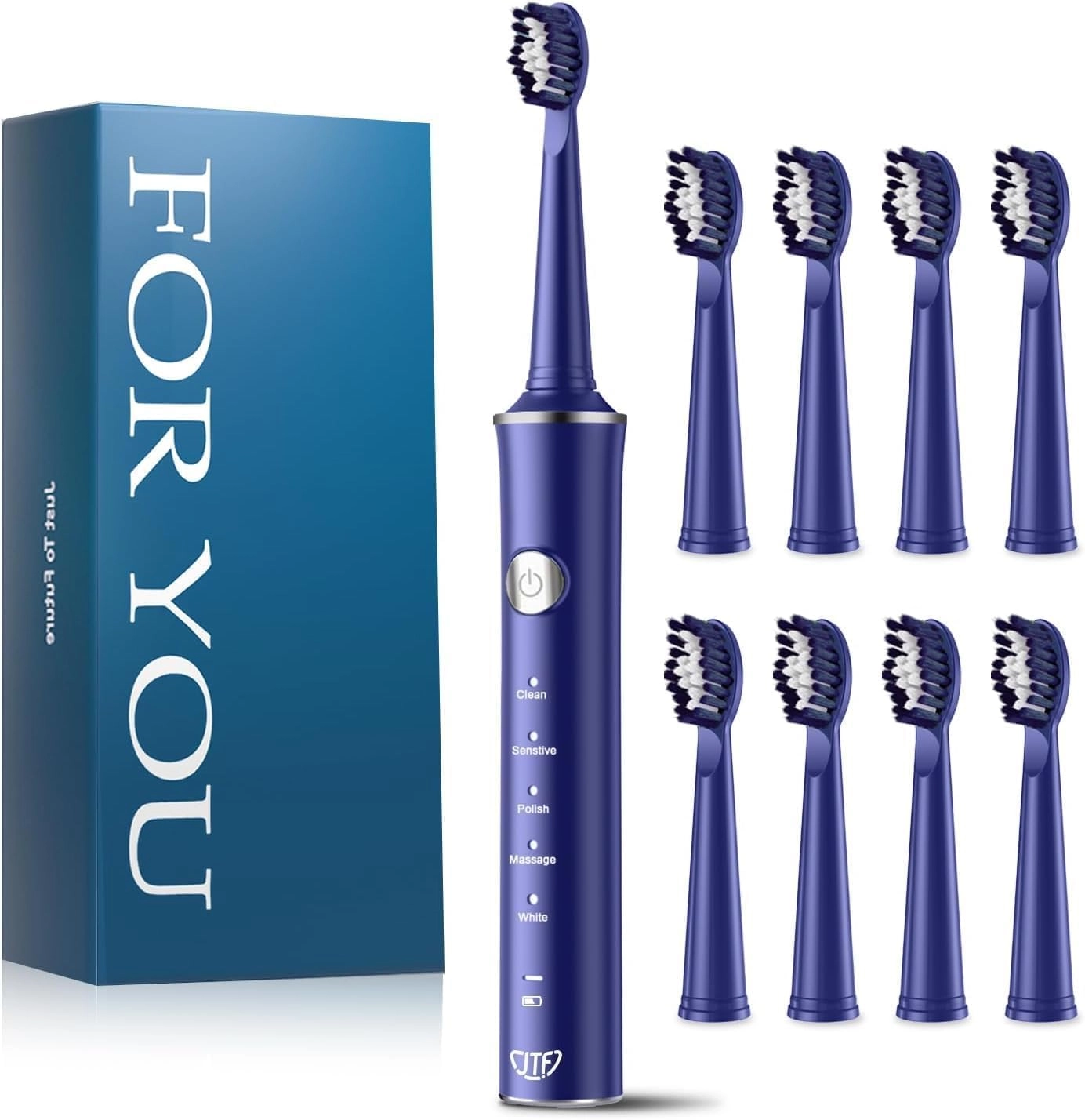 J40 - Sonic 5 Modes 6 Brush Heads