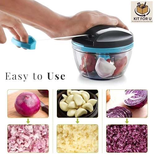 Kitchen Handy String Chopper - 470 ML 3-blade