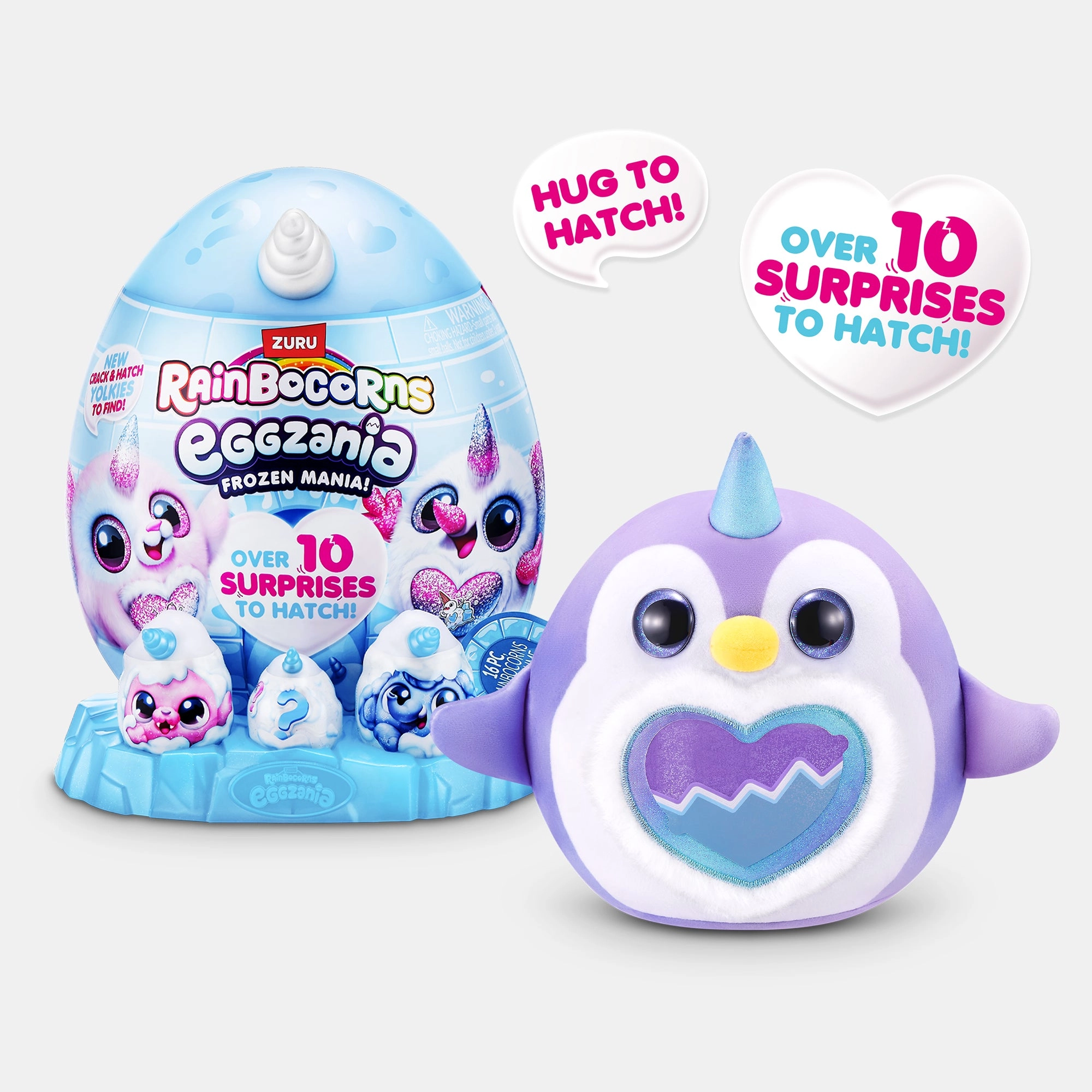 Rainbocorns Eggzania - Eggzania Frozen Surprise - 24 cm - Assorted Styles