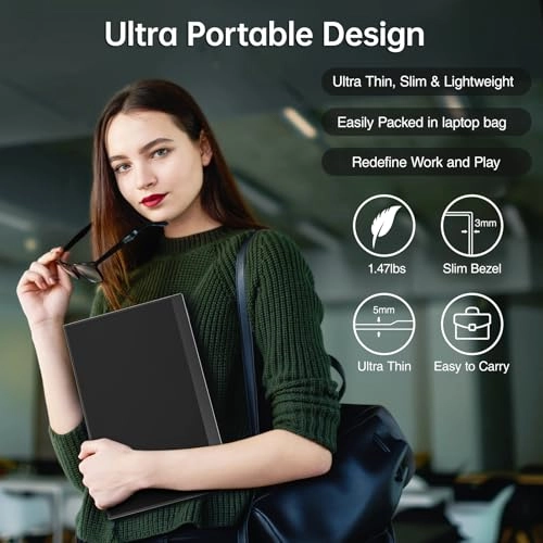 USB-C Portable Monitor - UAE-Y156FH7S 15.6 1920 x 1080 Pixels